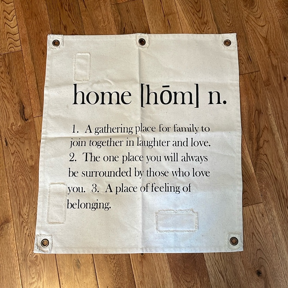 HOME - Decor Banner for Indoors